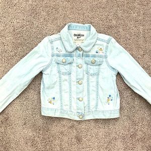 Kids girl denim jacket size 5T